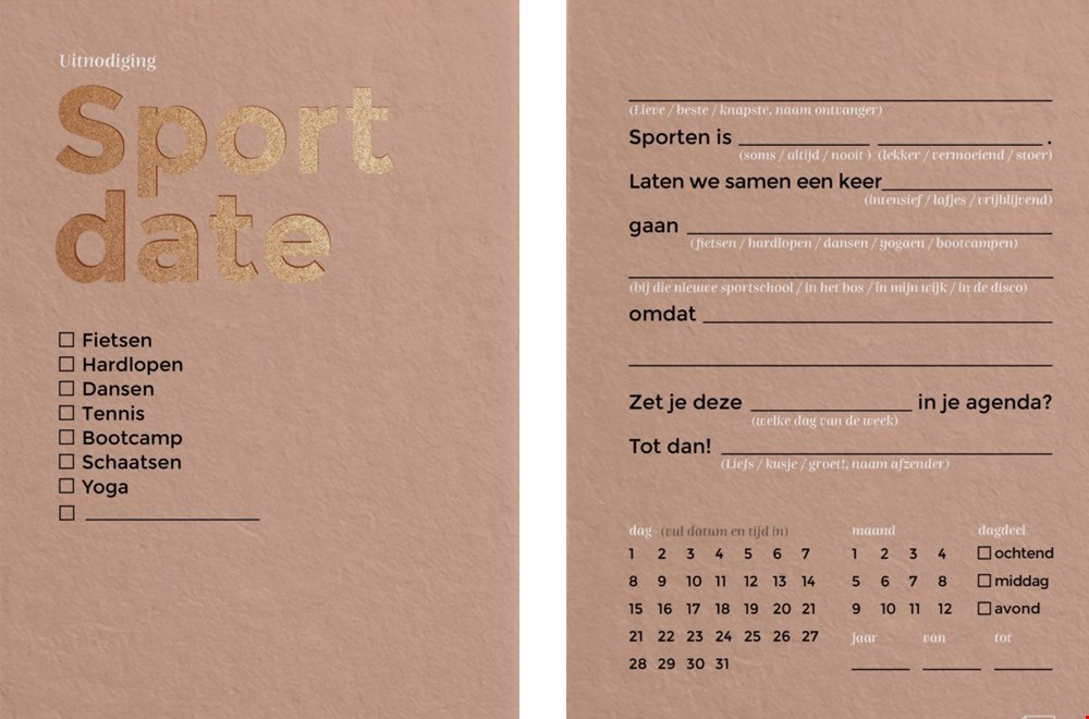 Voor- en achterkant Voor- en achterkant